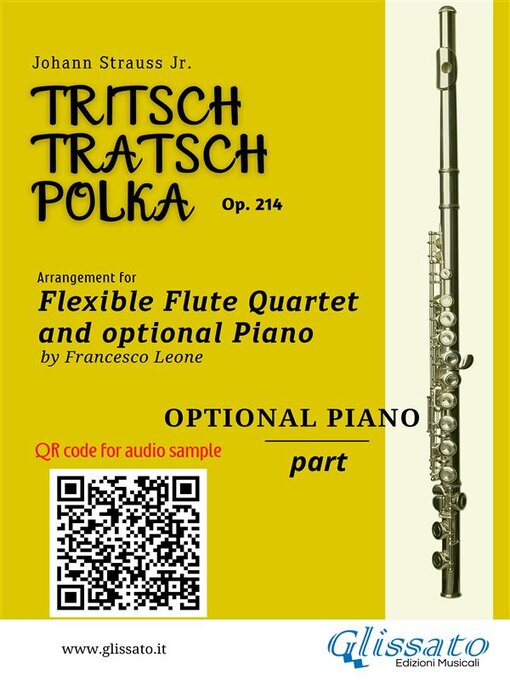 Title details for Piano part of "Tritsch-Tratsch-Polka" Flute Quartet Sheet Music by Johann Strauss Junior - Wait list